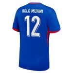 Günstige Fußballtrikots Frankreich Kolo Muani 12 Heimtrikot EURO 2024 Kurzarm